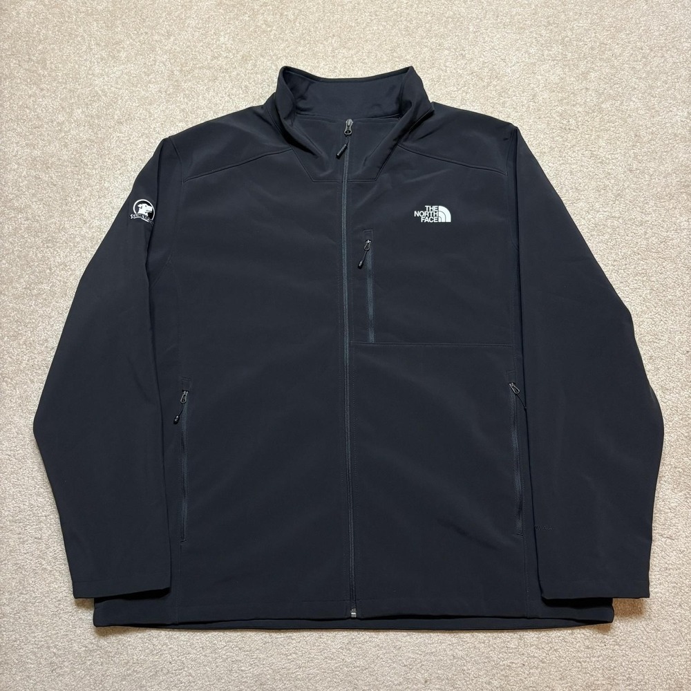 The North Face Windwall Jacket Mens 3XL Black Softshell Full‎ Zip NF0A3LGT Gorp